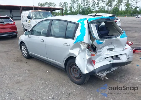 2008 Nissan Versa 1.8S из США, поврежденный, VIN 3N1BC13E28L407624